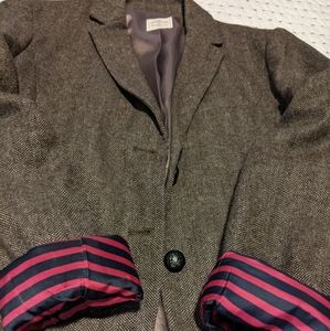 Gap Academy Tweed Blazer w/ fun sleeve detail - 0P